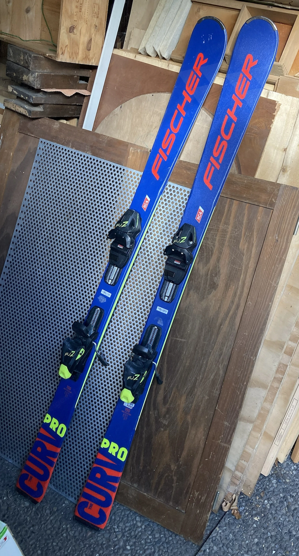 Fischer RC4 Curv Pro blau rot 150 + Head Skischuhe