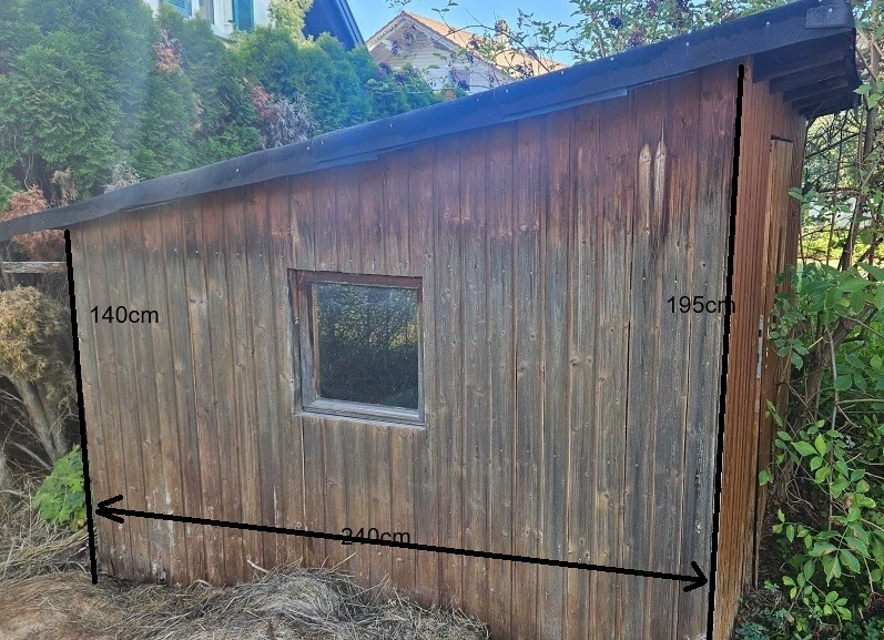 Gartenhaus, Schuppen zu verschenken