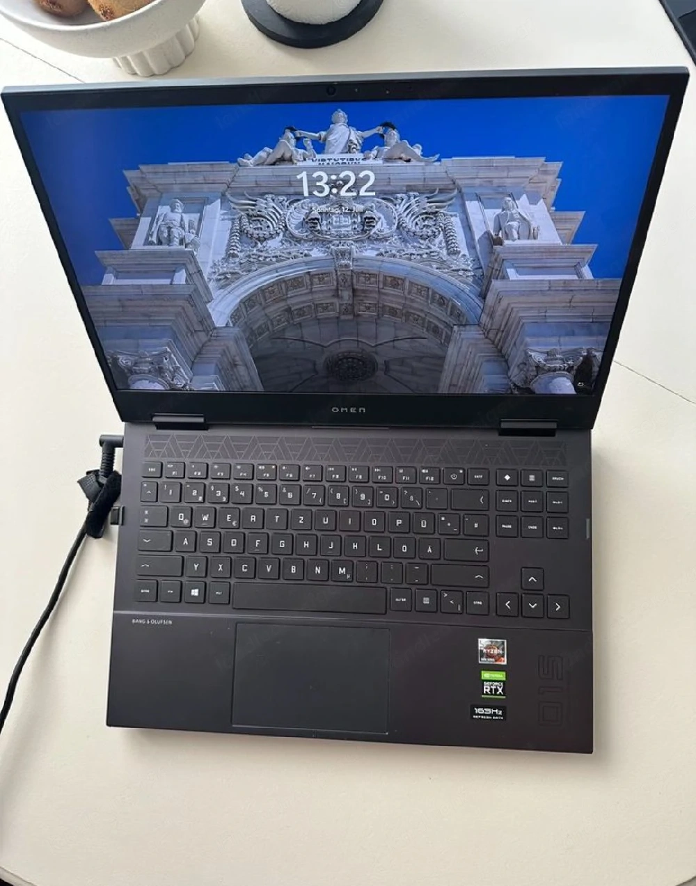 HP Omen Gaming Laptop 15,6 Zoll QHD, Ryzen 7 & RTX 3070