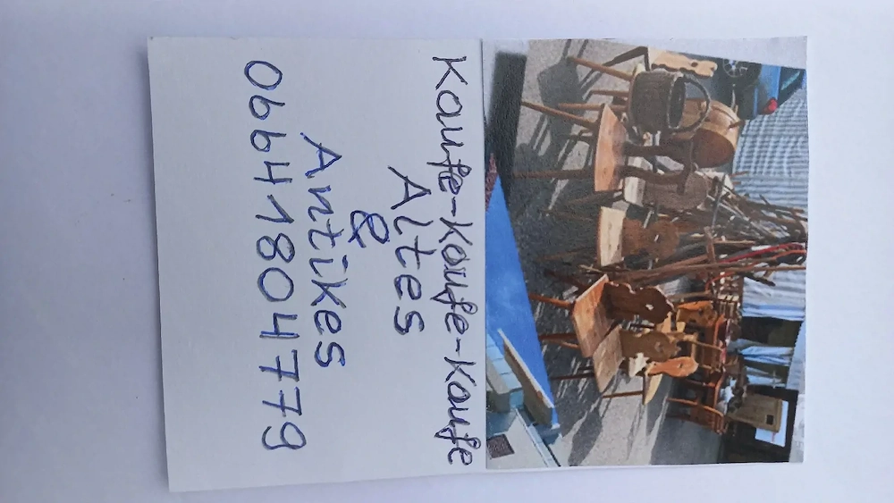 Suche Altes und Antikes