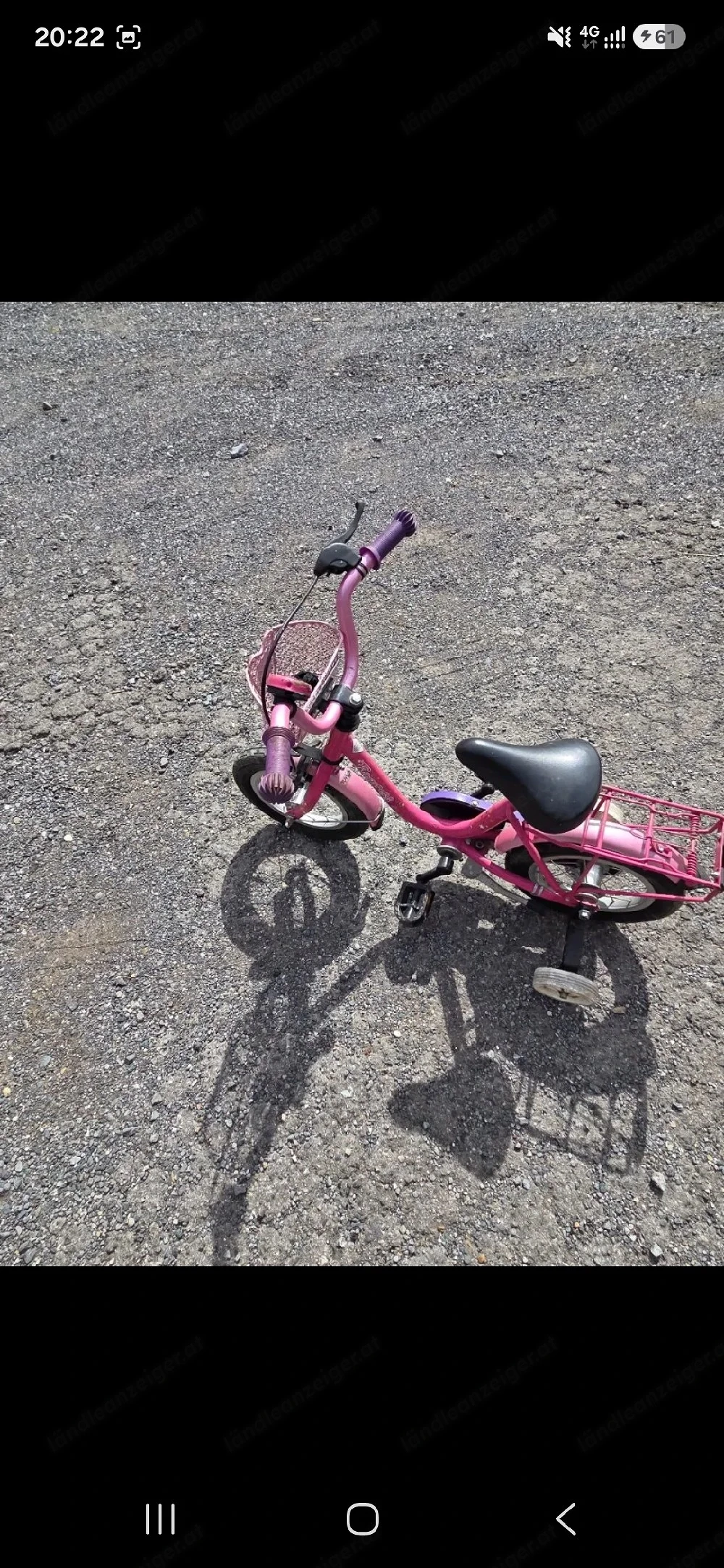 Kinderrad mit Stützräder