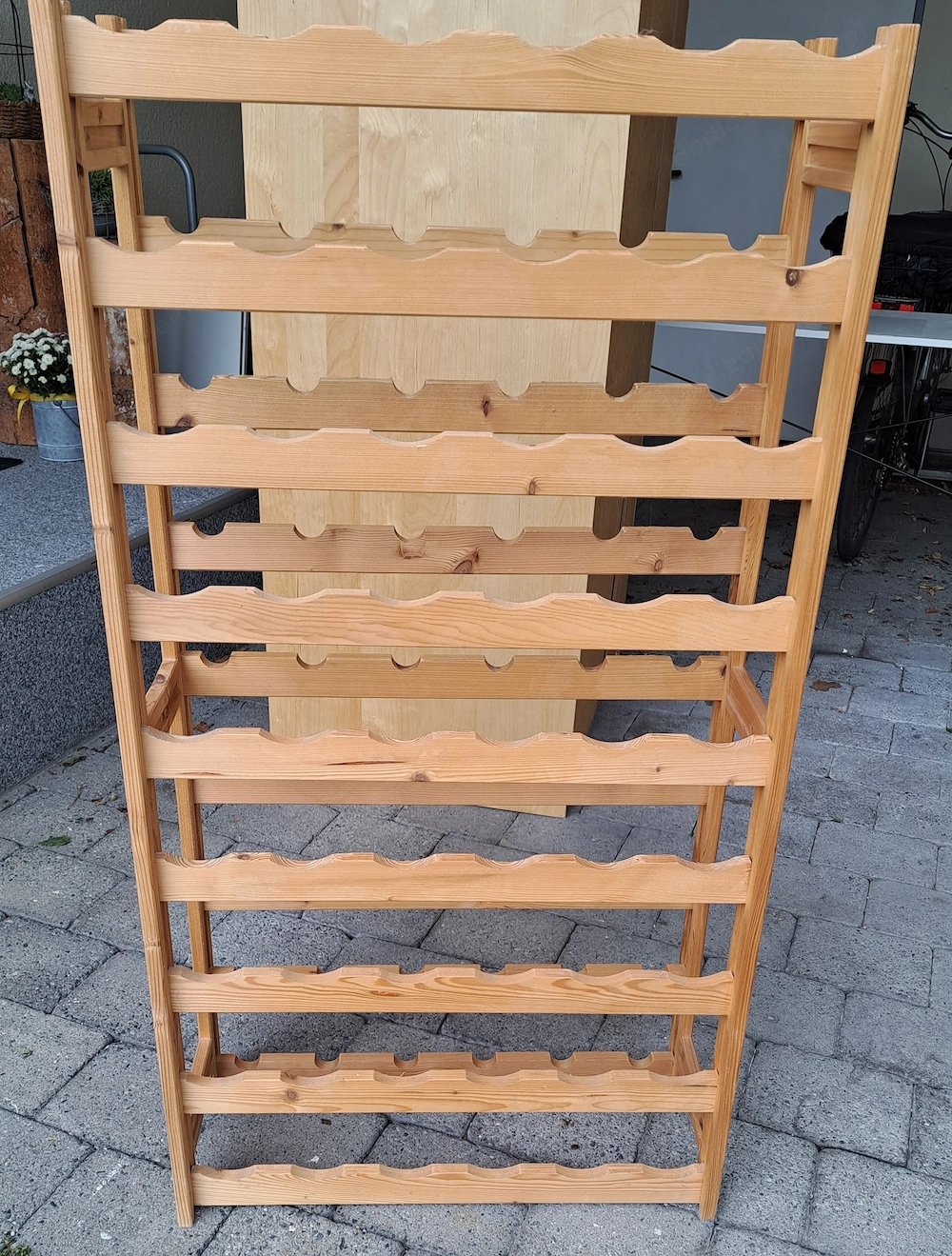 Weinregal zu verschenken