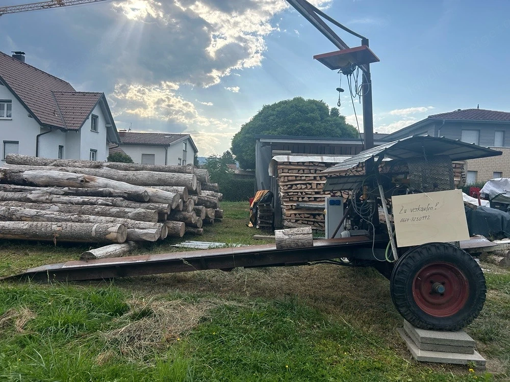 Zuschneidemaschine Ablängvorrichtung für Rundholz Brennholz