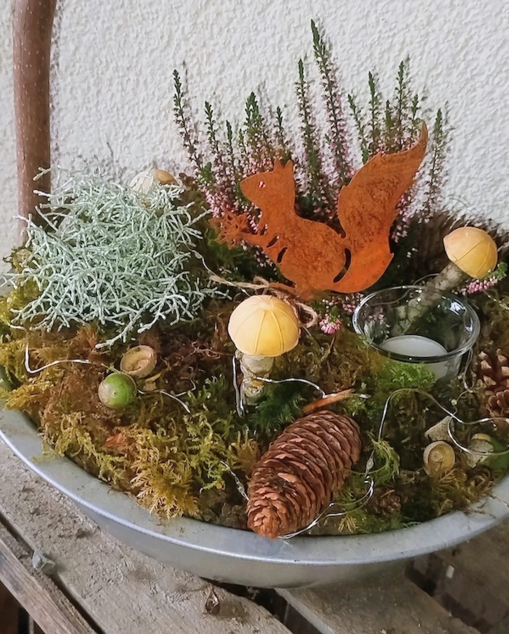 Deko Herbst neu mit Beleuchtung 