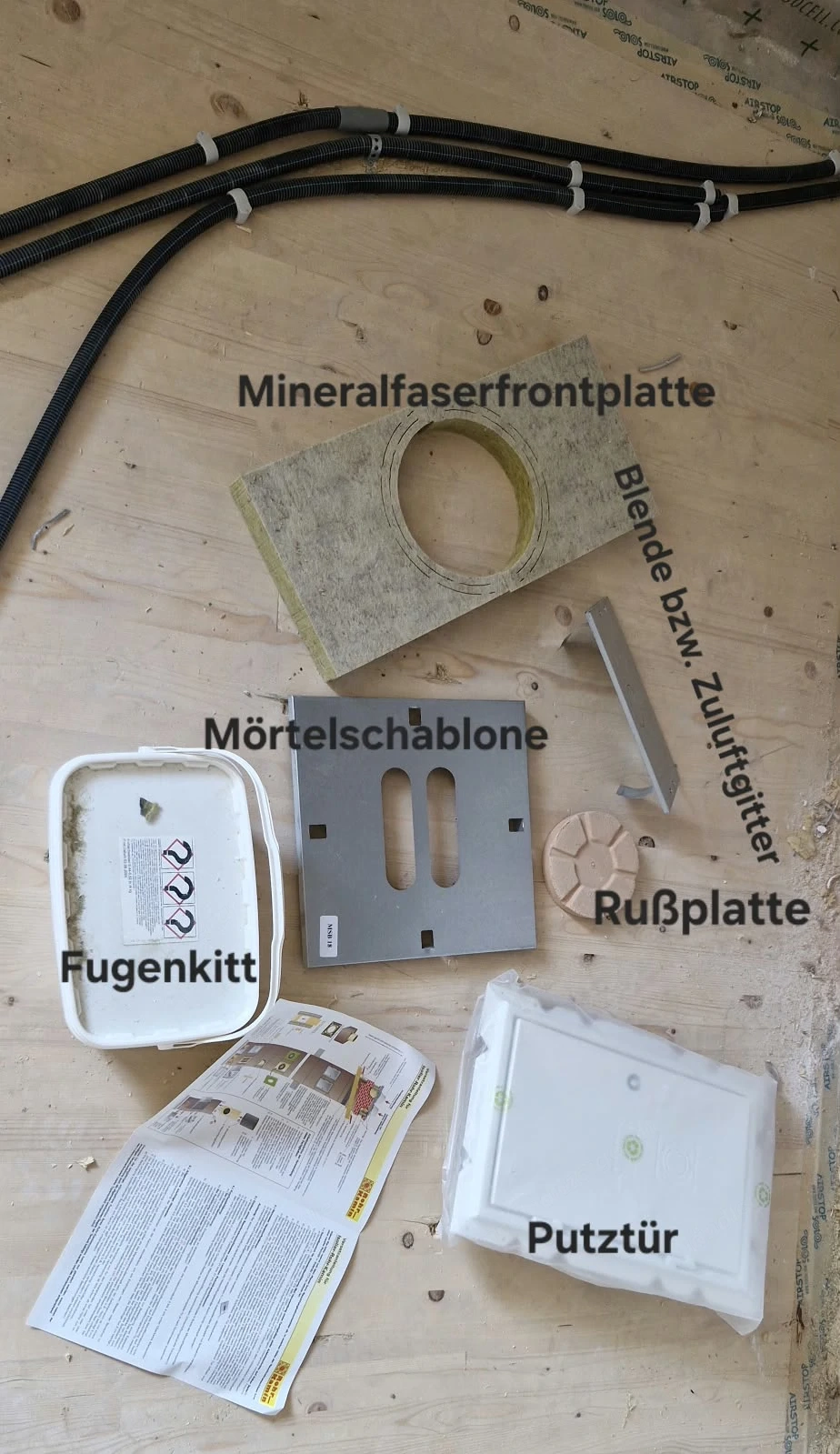 Einbauset Kaminputztüre
