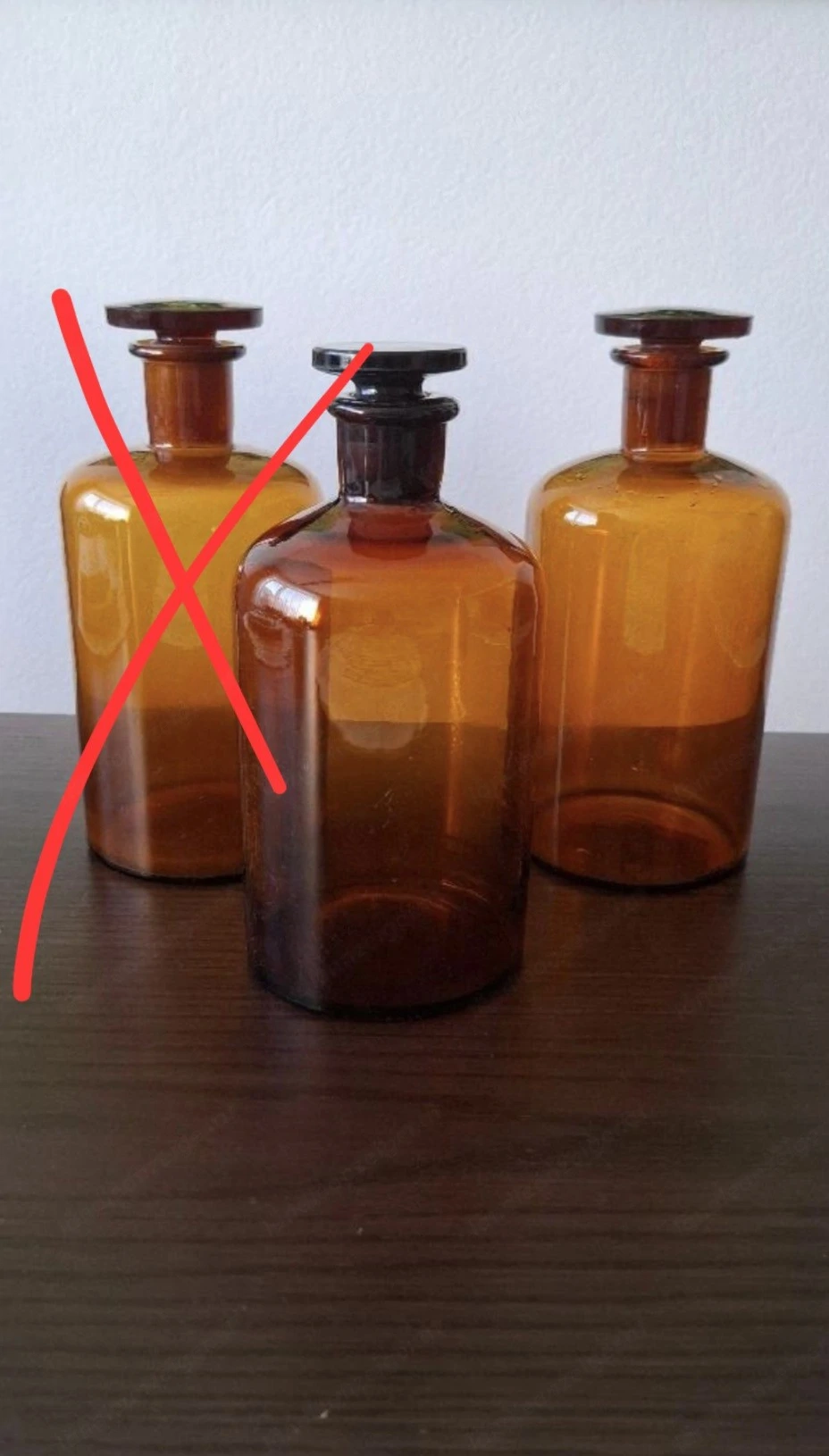 Konvolut alte Apothekerflaschen