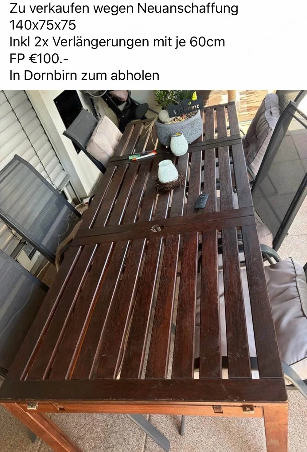 Gartentisch