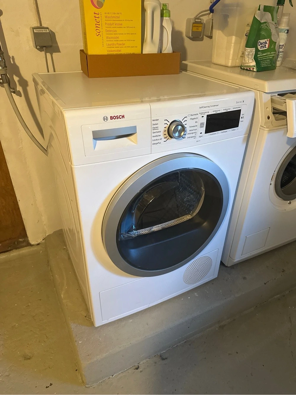 Bosch Serie 8 Wärmepumpentrockner, 8 kg, A+++, weiß