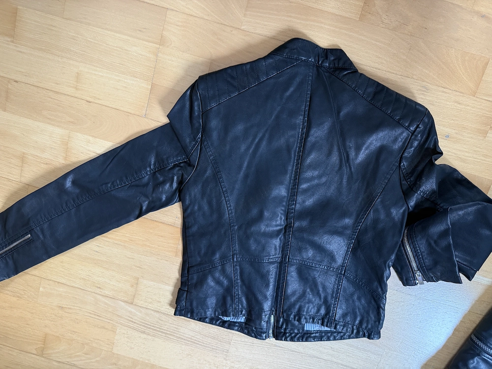 Leder imitierte Jacke