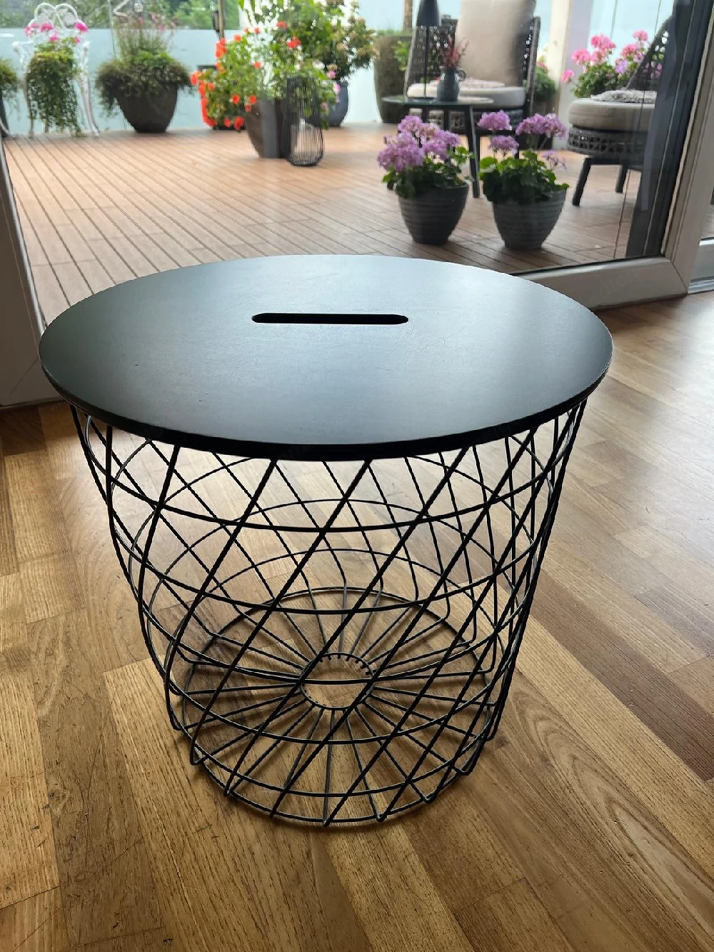 IKEA KVISTBRO Aufbewahrungstisch   Couchtisch in Schwarz   wie neu