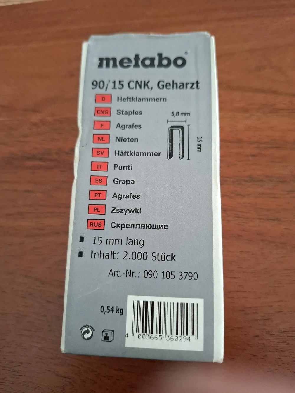 Heftklammern 