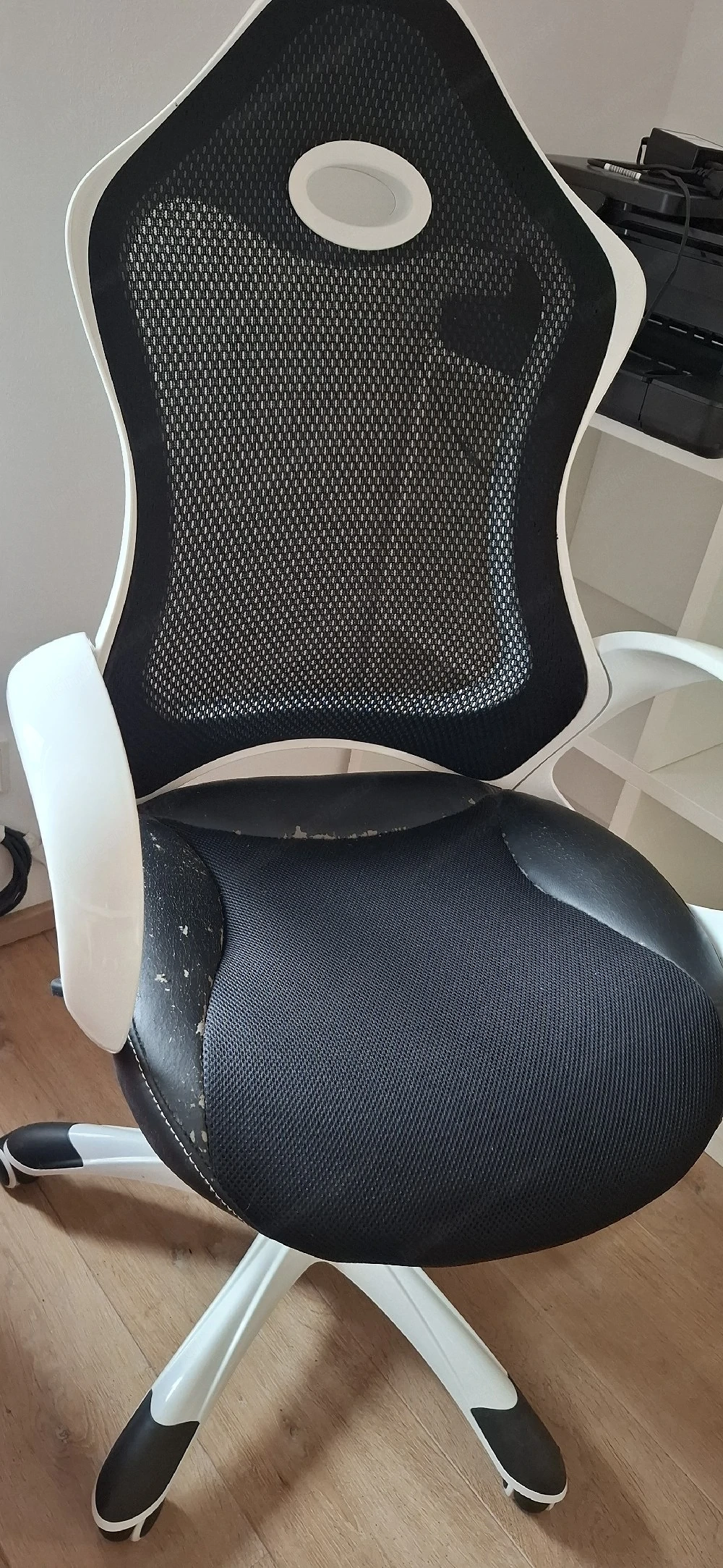 Bürostuhl schwarz weiss