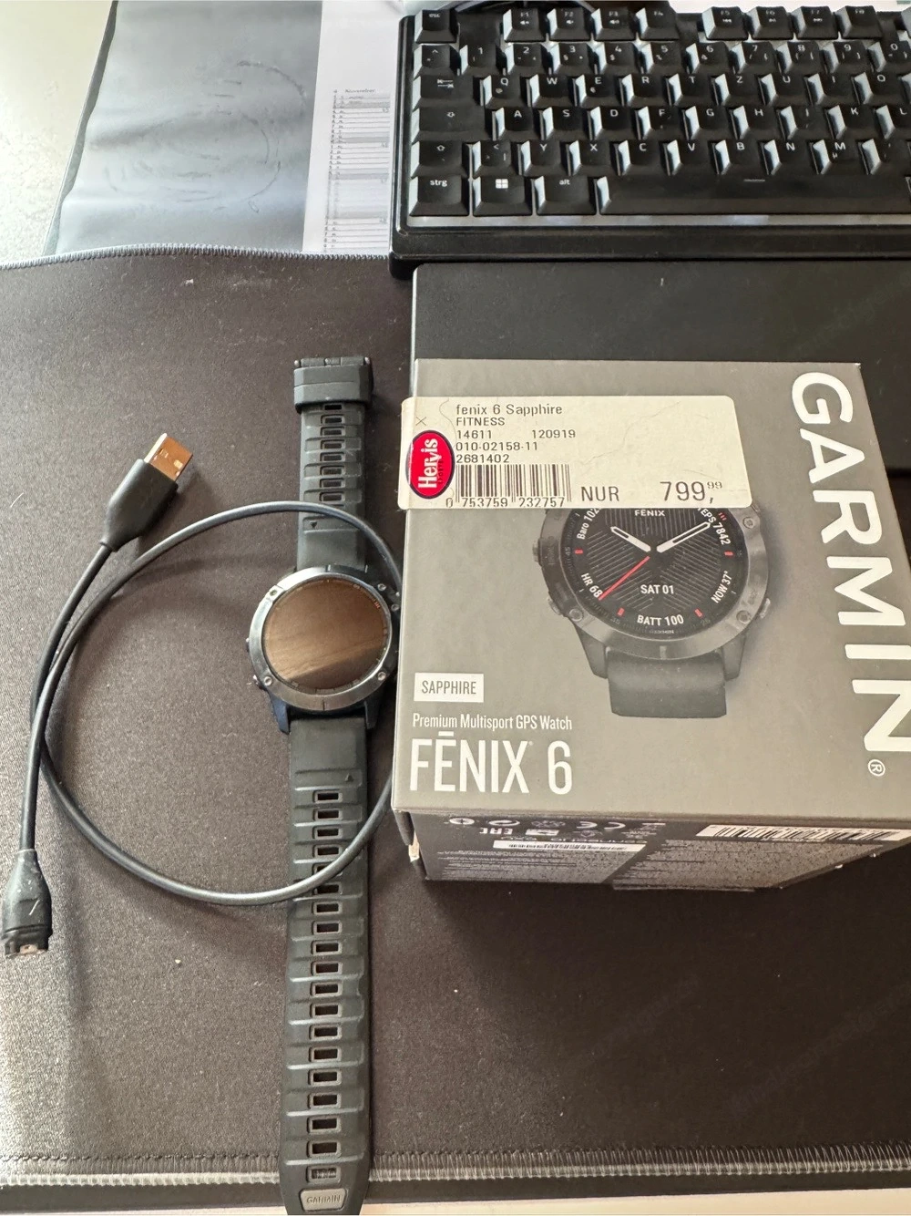 Garmin Fenix 6 Sapphire   Premium 