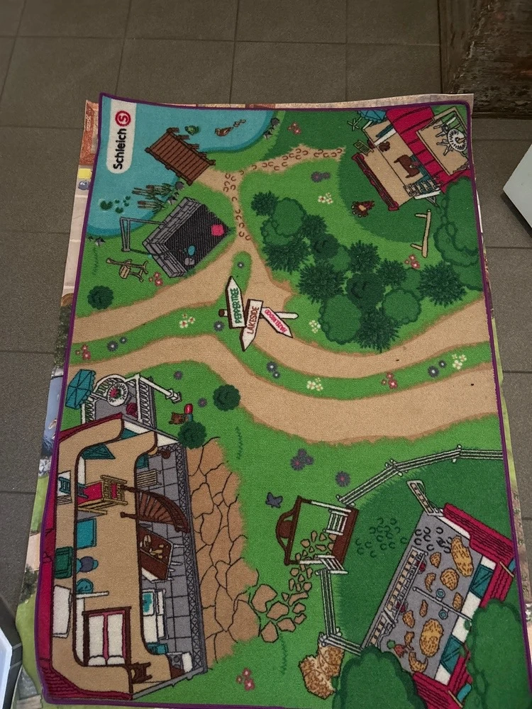 Schleich Spiele teppich