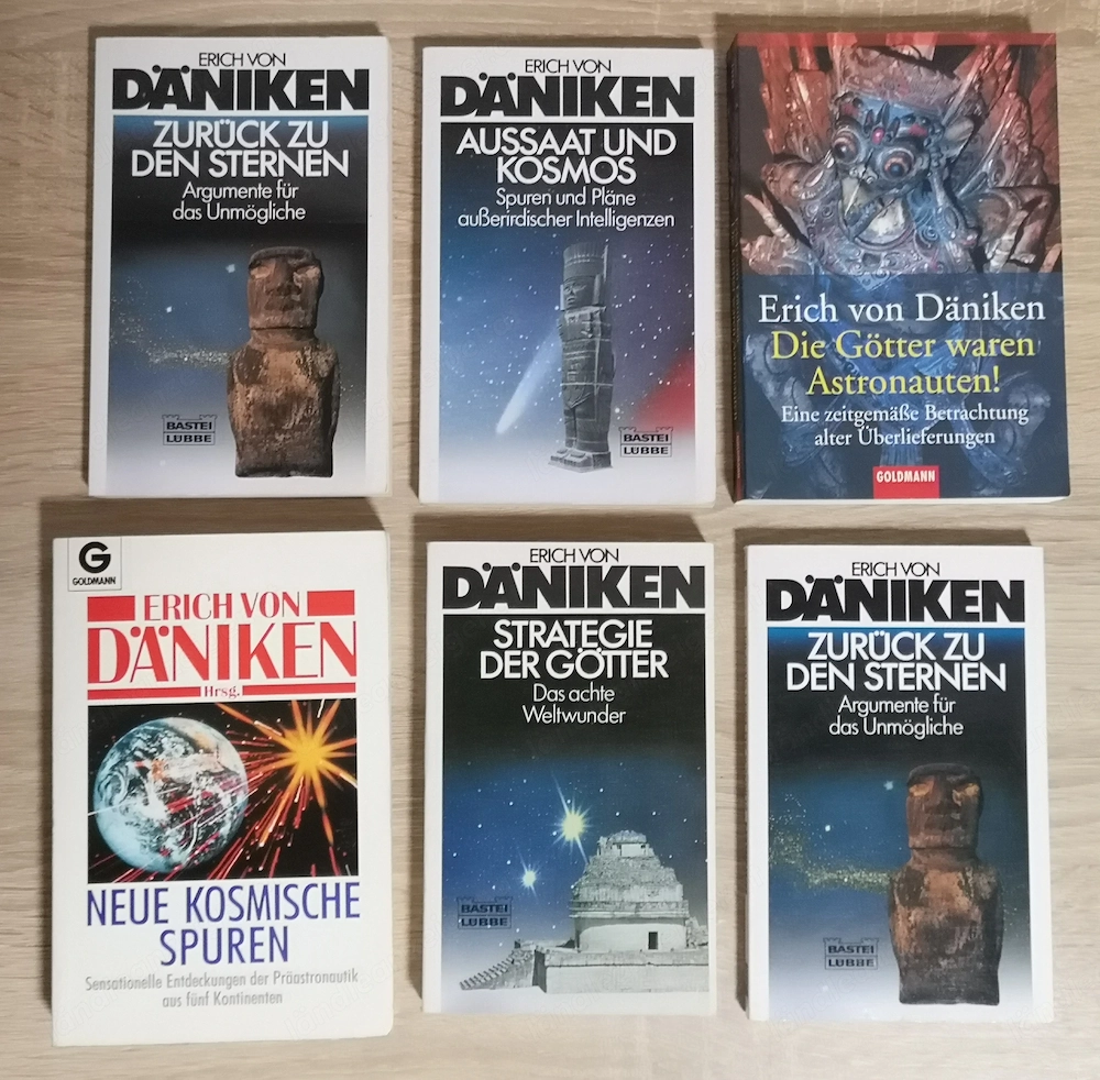18x Bücher von Erich von Däniken