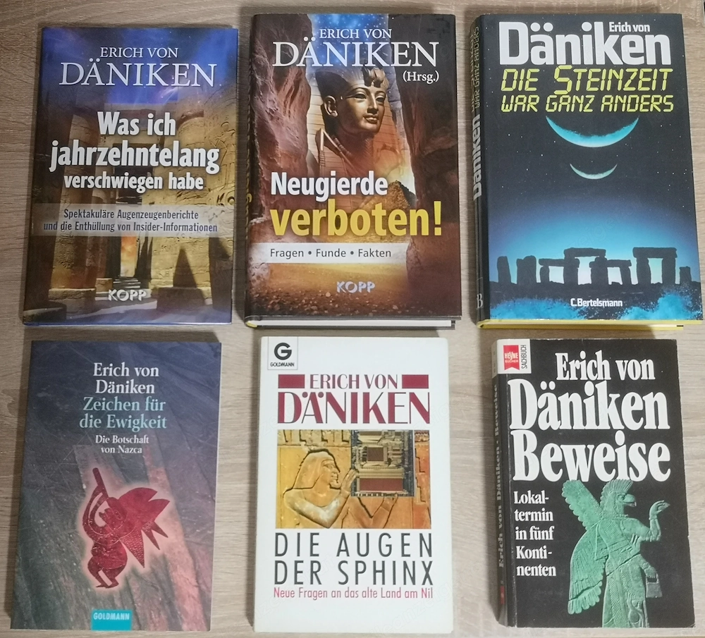 18x Bücher von Erich von Däniken