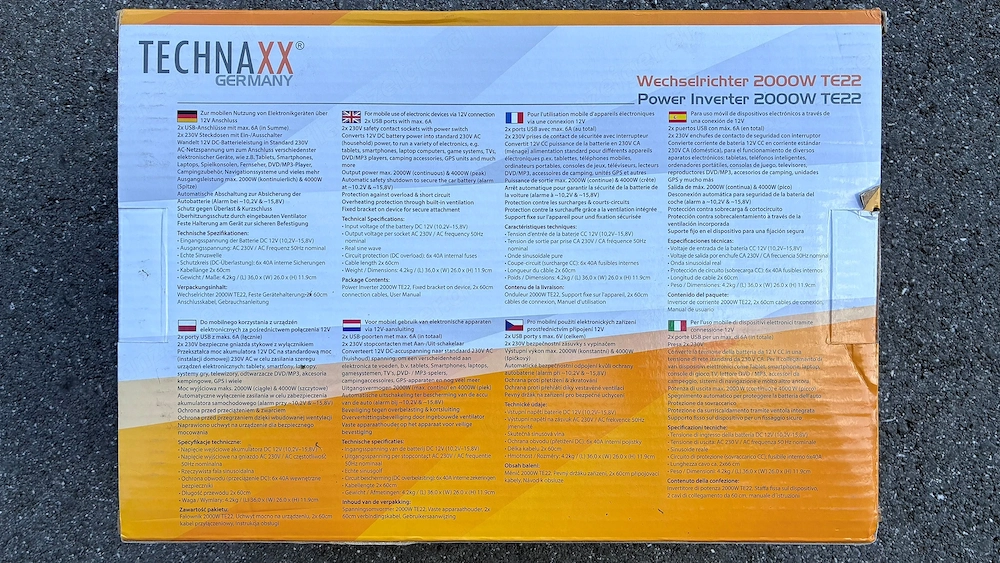 Technaxx Wechselrichter