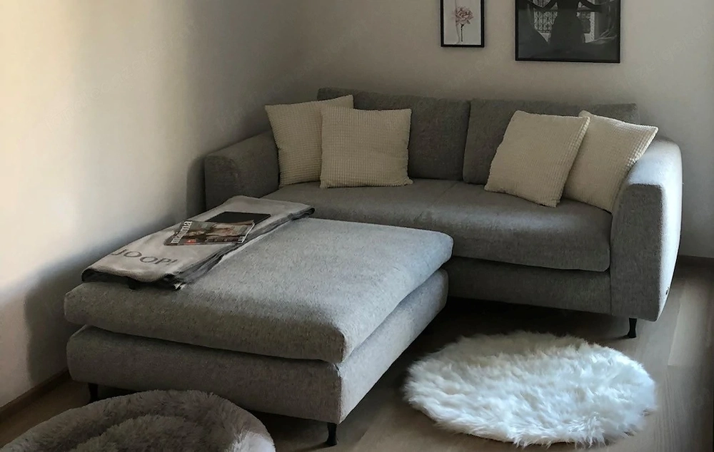Verkaufe Sofa inkl. Hocker 