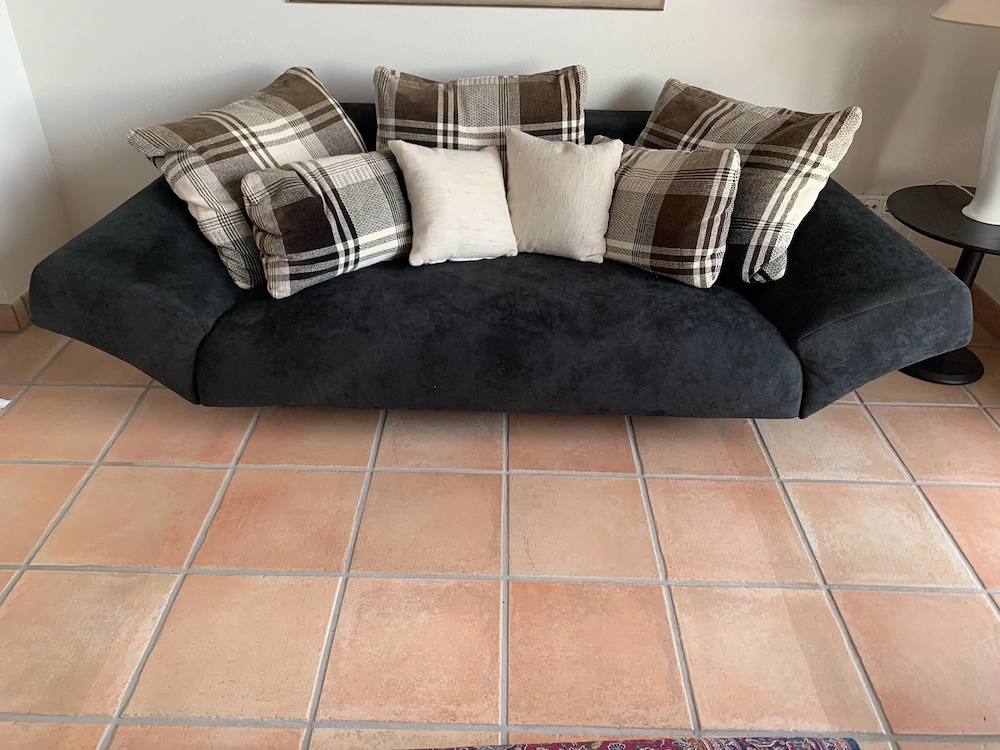Couch, Sofa von Rolf Benz aus Stoff