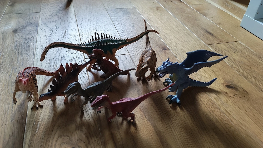 8 Schleich Dinosaurier 