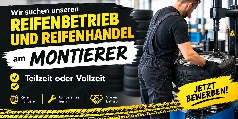 Reifenmonteur (m w d) gesucht   Teilzeit oder Vollzeit