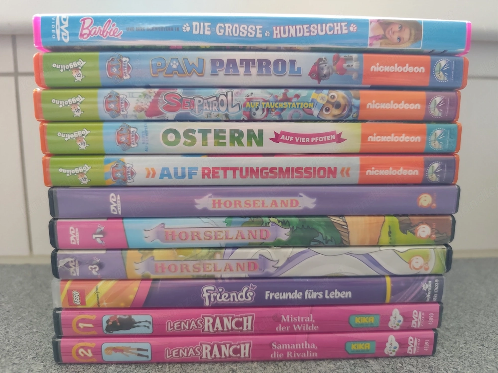diverse Kinder DVD's & Kinder Bücher 