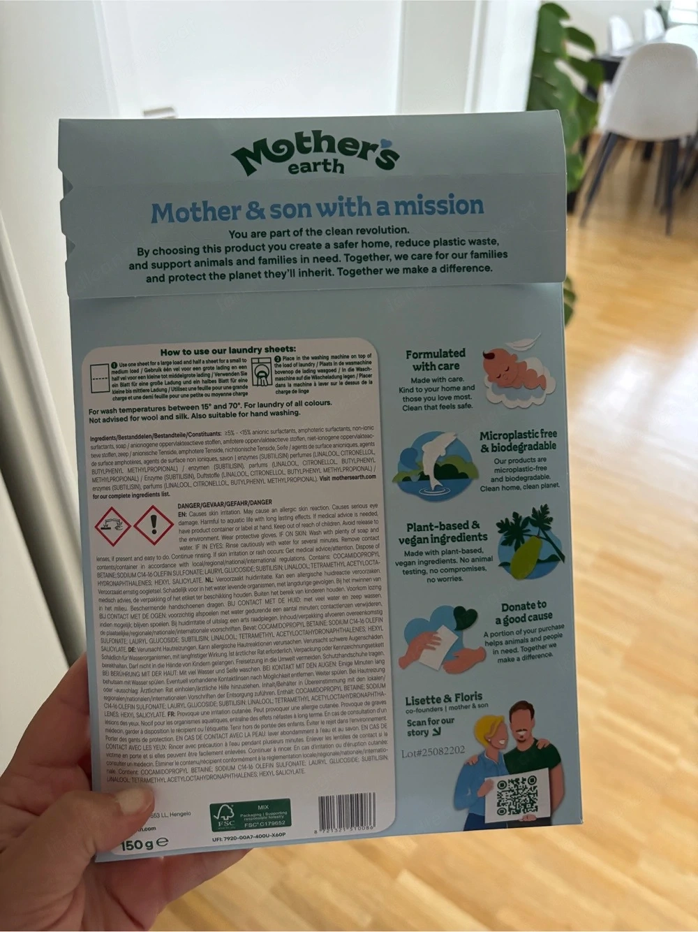 Mothers Earth Waschblätter