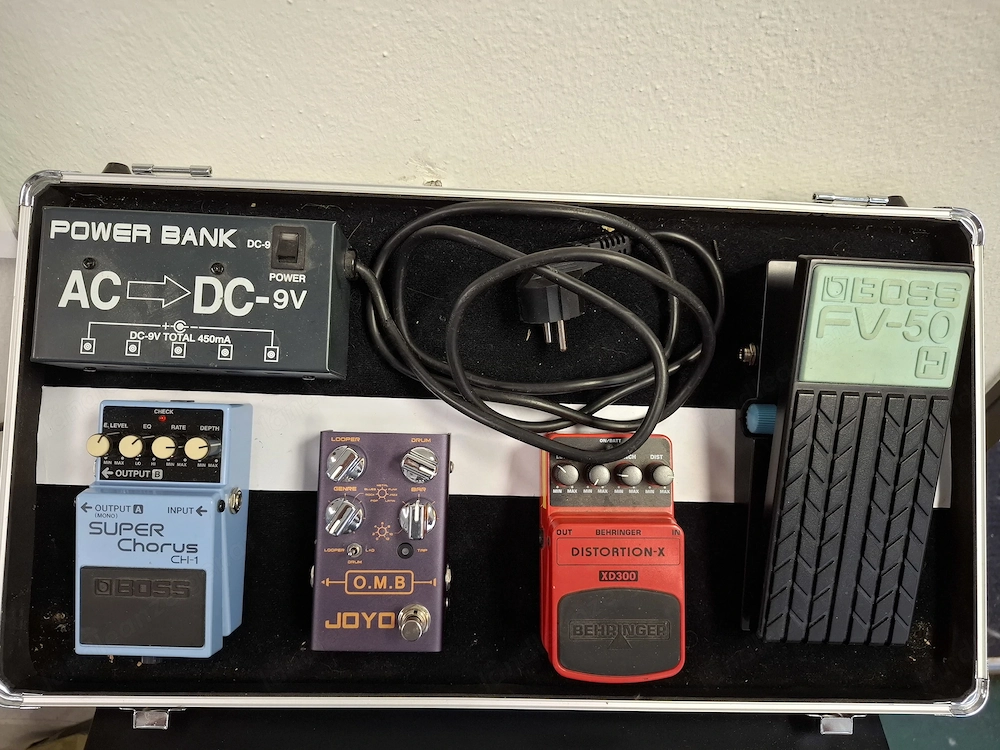 Pedalboard mit Koffer