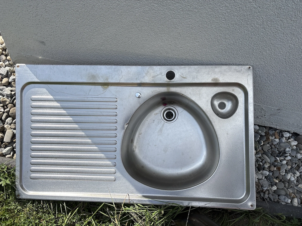 Waschbecken für Matschküche