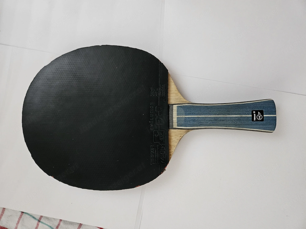 Tibhar MK7 Tischtennisholz + Tibhar Evolution Beläge
