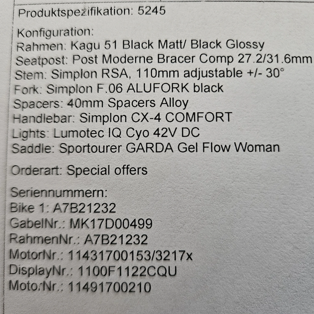 Herren E-Bike nur 260 km gefahren