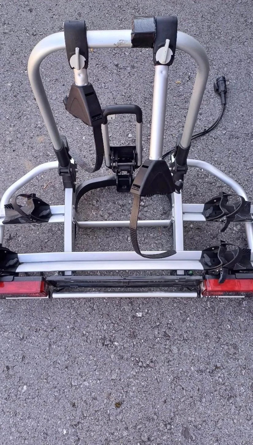 Fahrradträger für die Anhängerkupplung.