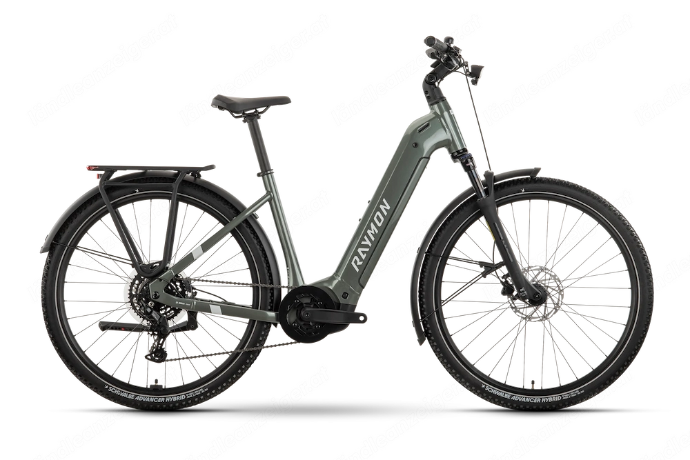 E-Bike Raymon Tahona Comp, 800 Wh, Bosch Performance Line PX 90Nm, Mountainbike, Gr. Large, Wave