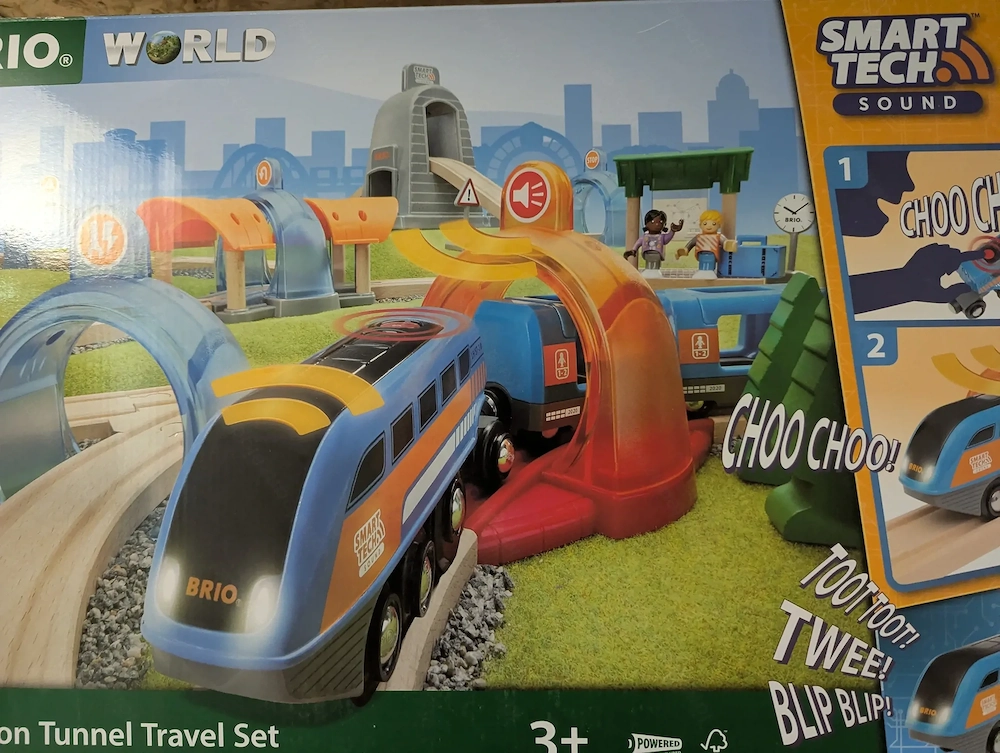 Brio World Zug Set mit Holzschienen gebraucht 