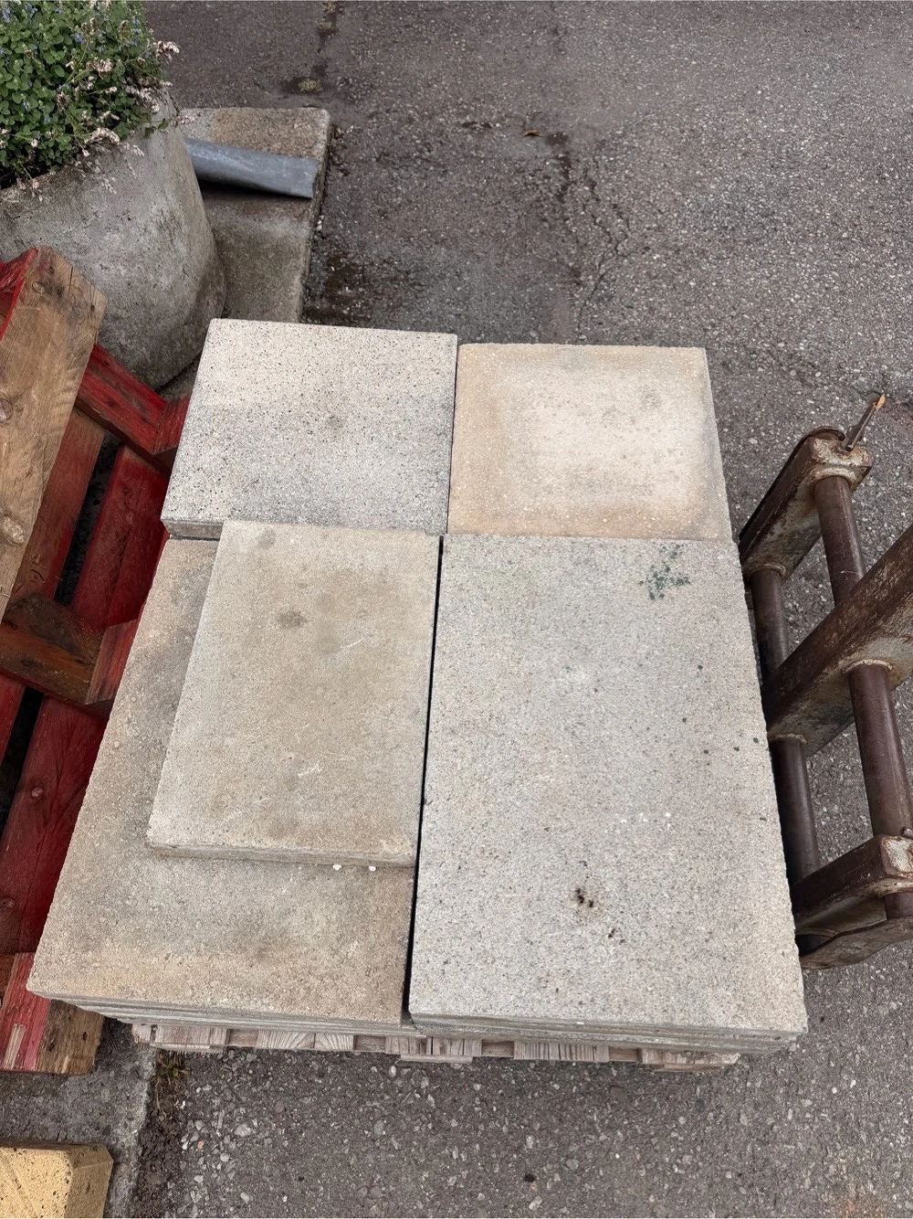 Waschbeton-Platten