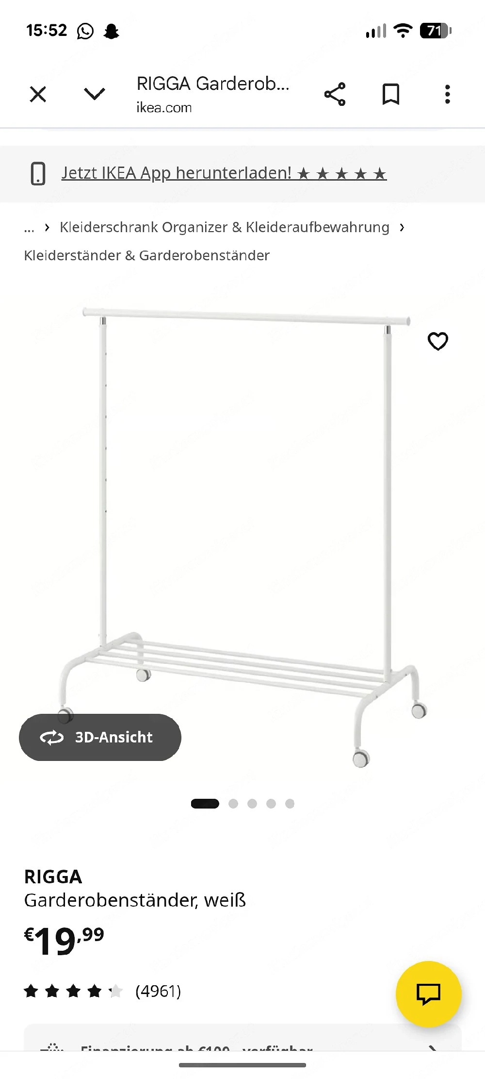 Ikea Kleiderstange