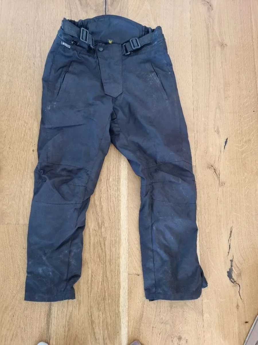 Motorradhose schwarz M
