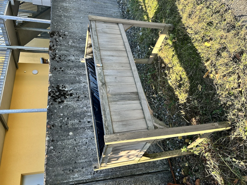 Kleines Hochbeet 50x120 cm