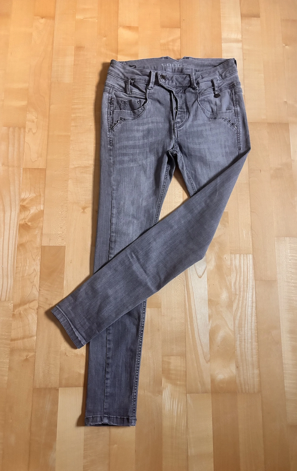 Graue Damen Hose von Gang