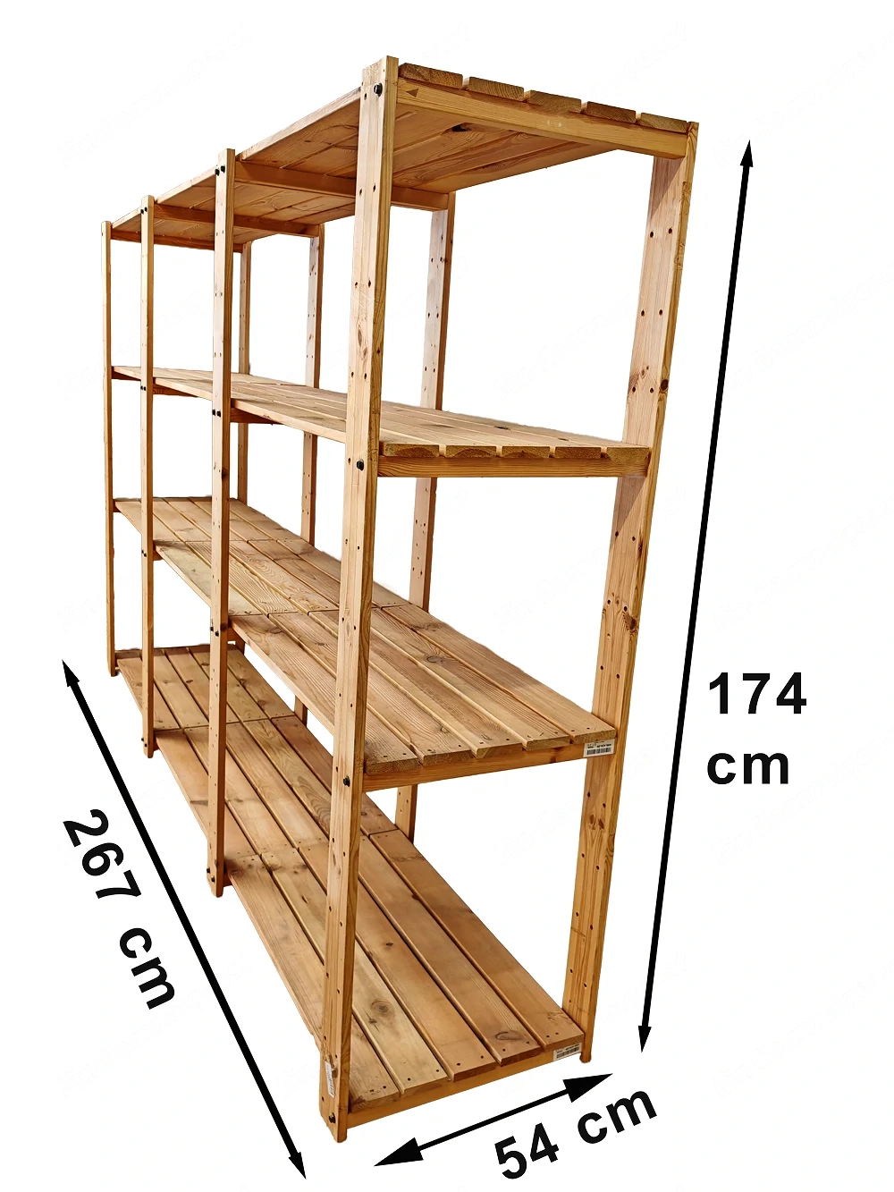 Dreier-Regal Ikea Hejne Kiefer H 174 oder 233   B 267   T 54 cm