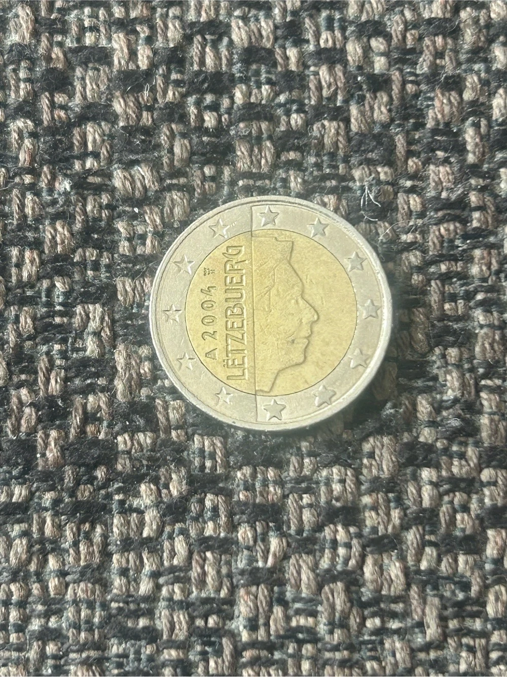 2 Euro Umlaufmünze Luxemburg 2004