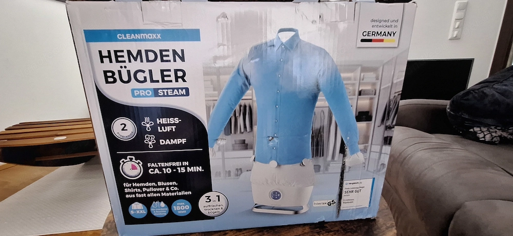 Hemdenbügler Original verpackt und Neu