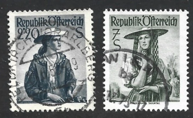 1952 ÖSTERREICH Trachten