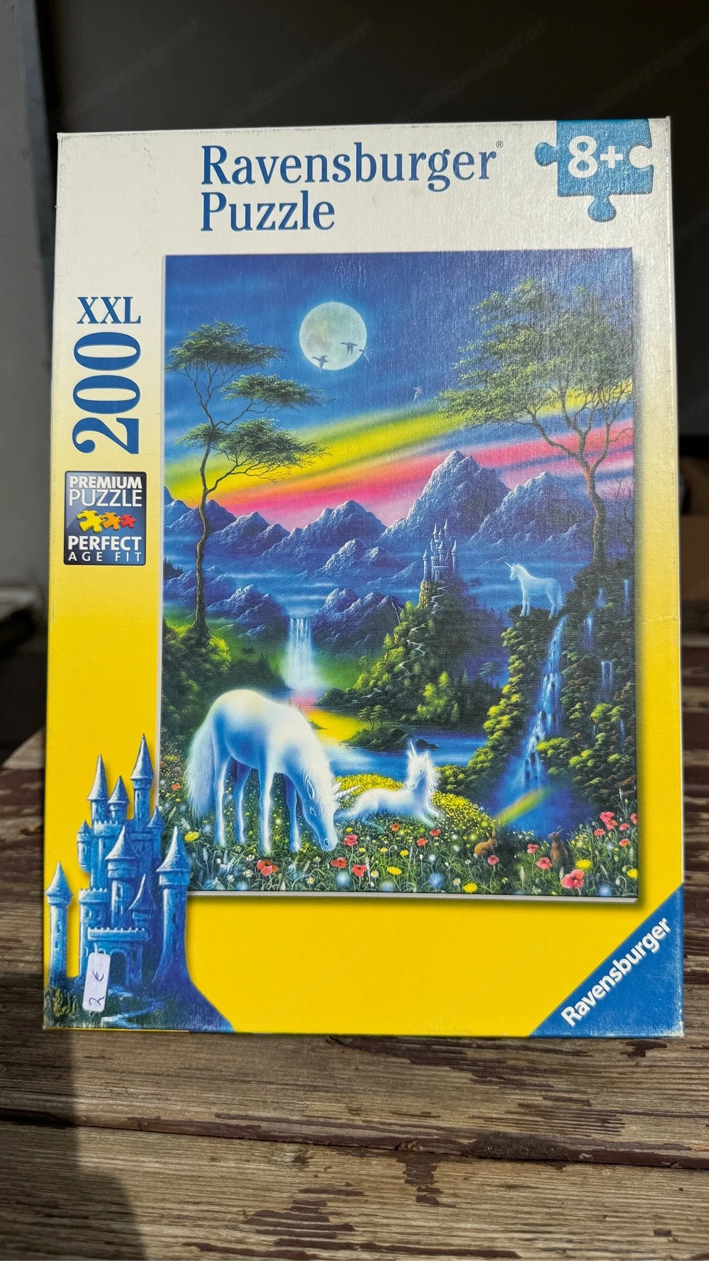 Schöne Landschaft mit Pferd Puzzle 200 teilig