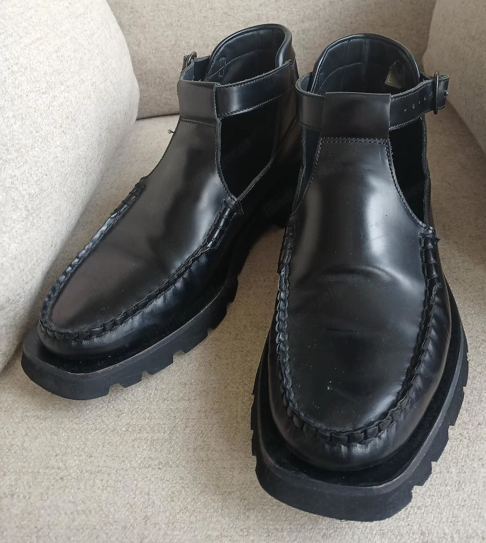 Halbschuhe schwarz, Gr. 41