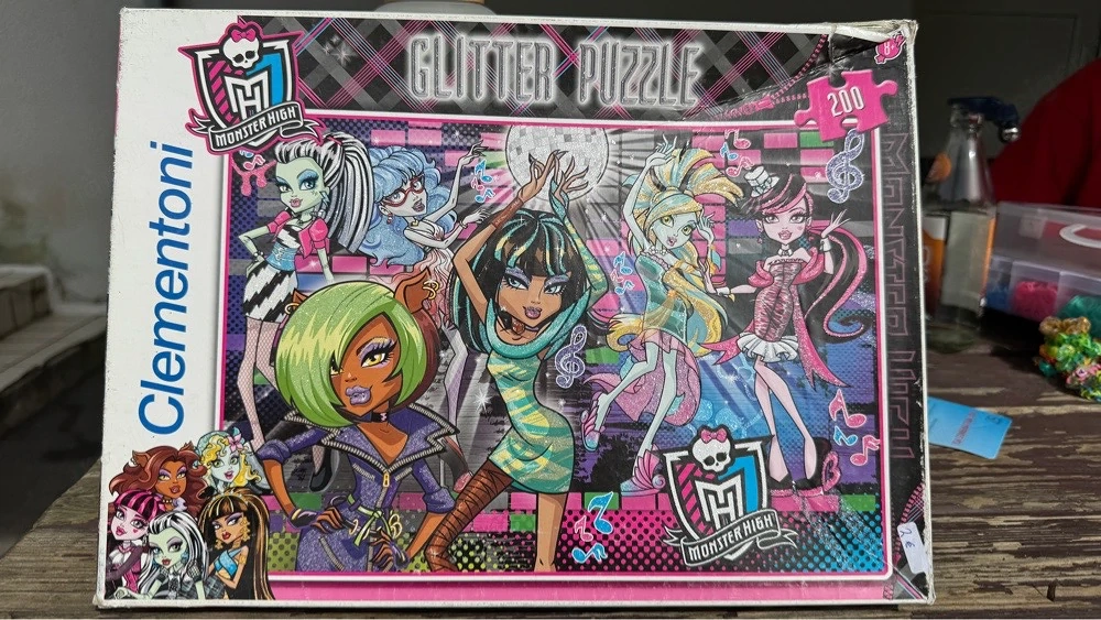 Monster High Puzzle 200 teilig Glitter Puzzle