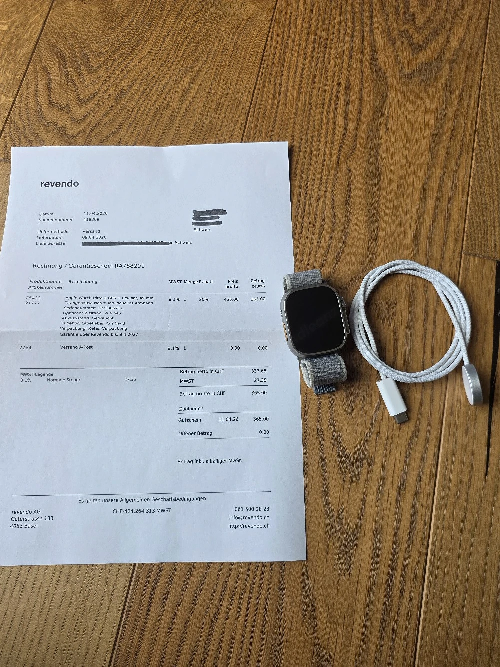 Apple Watch Ultra 2 49mm GPS + Cellular neuwertig!