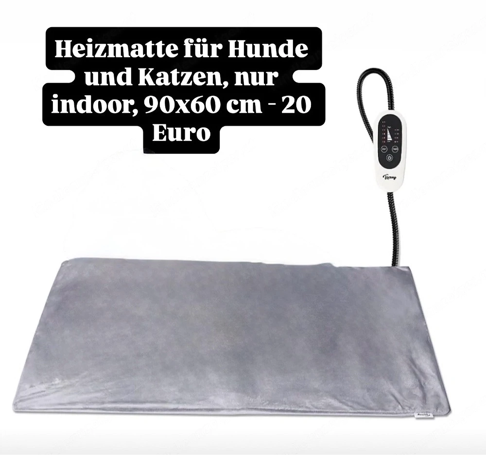 Heizmatte für Hunde und Katzen