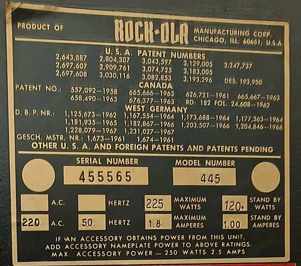 Juke Box Roca-Ola