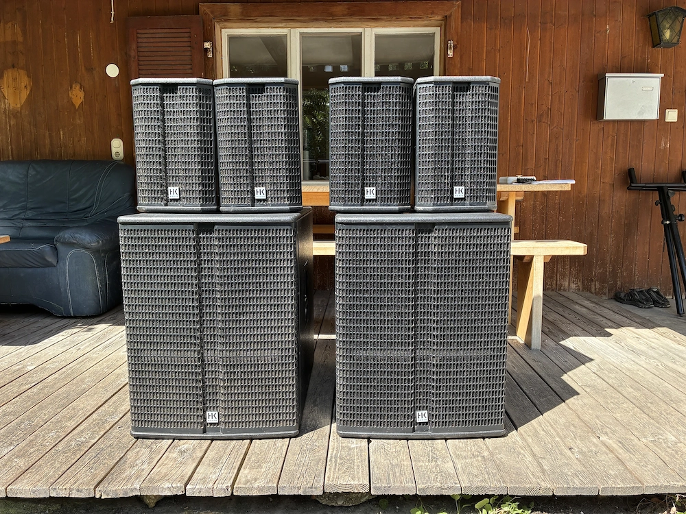 HK audio 2k18 aktive PA Anlage Boxen